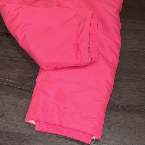 The Children’s Place Toddler Bright Pink Snow Overalls/Bib Size 3T - Picture 7 of 9